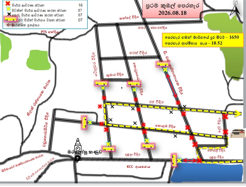 කෑන්දි එසල පෙරහෙර උfestival සඳහා ඉන්ධන ආරක්ෂා පියවර සහිතව ආරම්භ වූ බව
