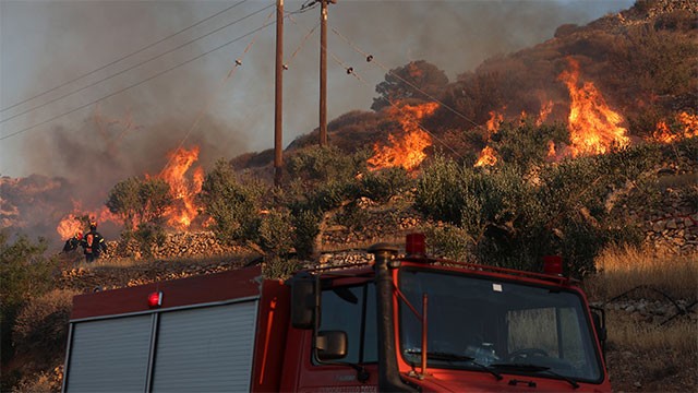 Wildfires rage across southern Europe as deadly blazes claim lives in Greece and Spain