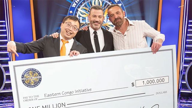 Ben Affleck Wins $1 Million Prize on 'Who Wants to Be a Millionaire'