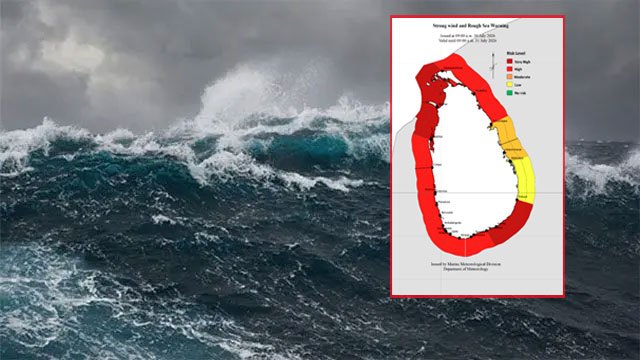 Sri Lanka Issues Red Alert for Dangerous Sea Conditions Around Island