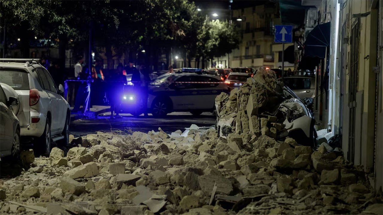 Strong earthquake rocks Naples region, disrupts services