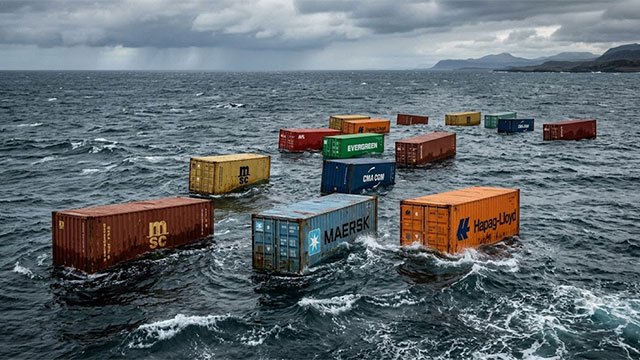 17 Shipping Containers Drift Off Colombo Coast; Fishermen Warned of Hazard
