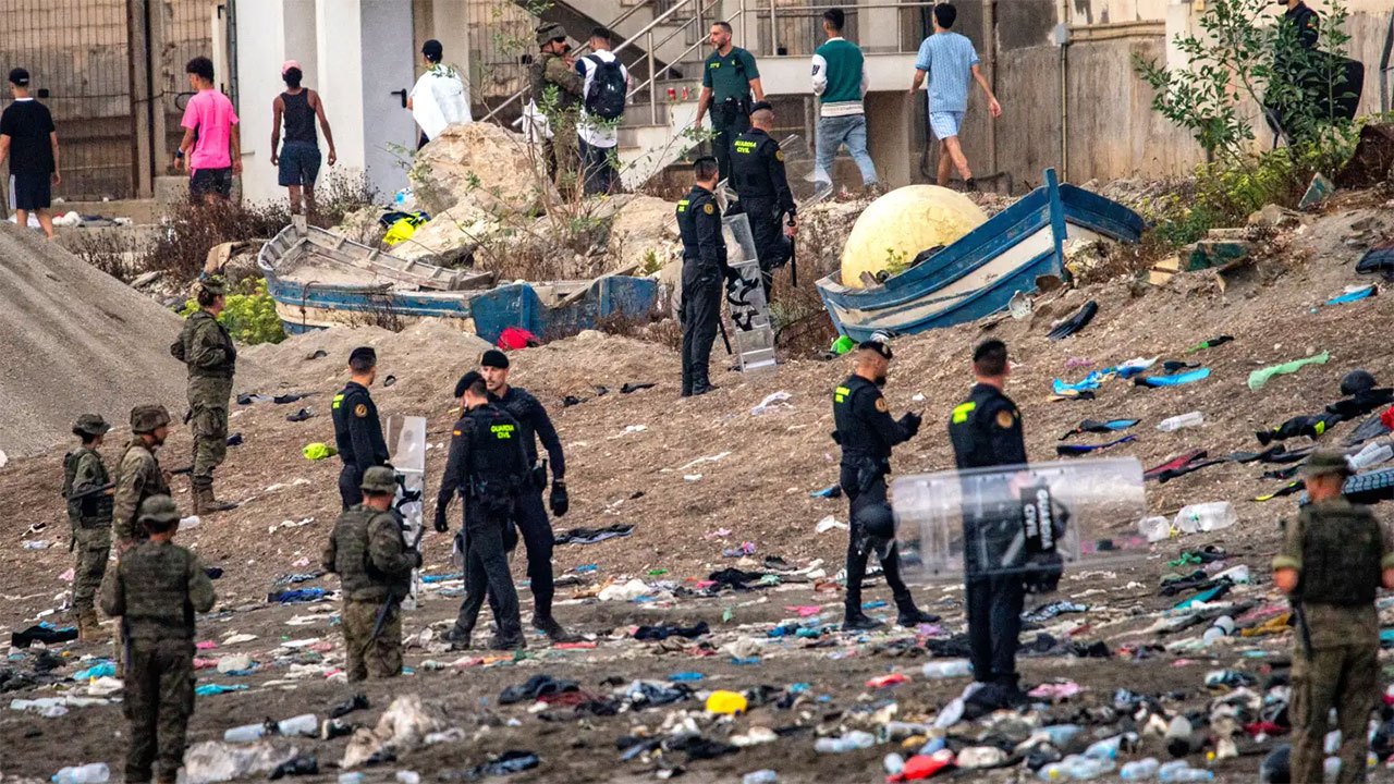 Death toll reaches 67 in Ceuta border crisis as Spain deploys containment barrier