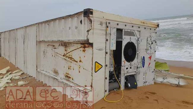 Second Shipping Container Washes Ashore on Sri Lanka's Southern Coast