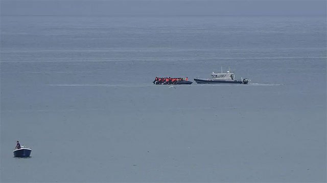 Over 150 migrants rescued after boat engine fire in English Channel