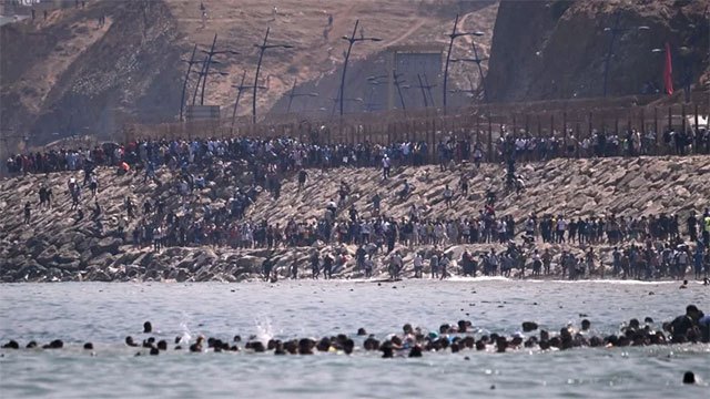 Ceuta Leader Reports 100 Deaths During Border Crossing Incident
