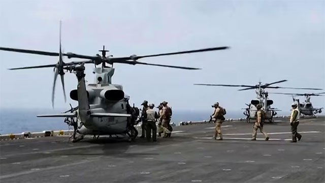 US military disables cargo ship attempting to breach Iran ports blockade