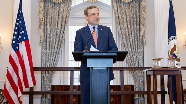 Eric Meyer Sworn in as New U.S. Ambassador to Sri Lanka