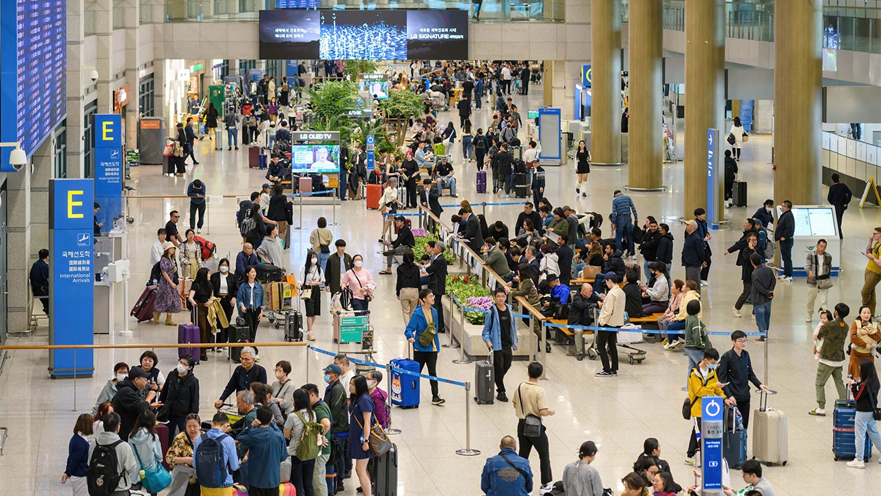 Incheon Airport Claims Top Spot as World's Busiest International Hub