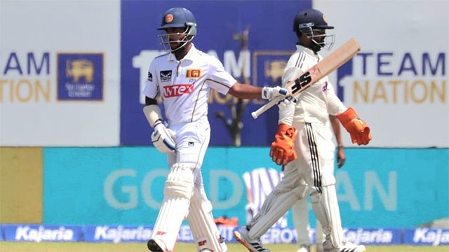 Dinusha Scores Maiden Test Century Against India at Galle