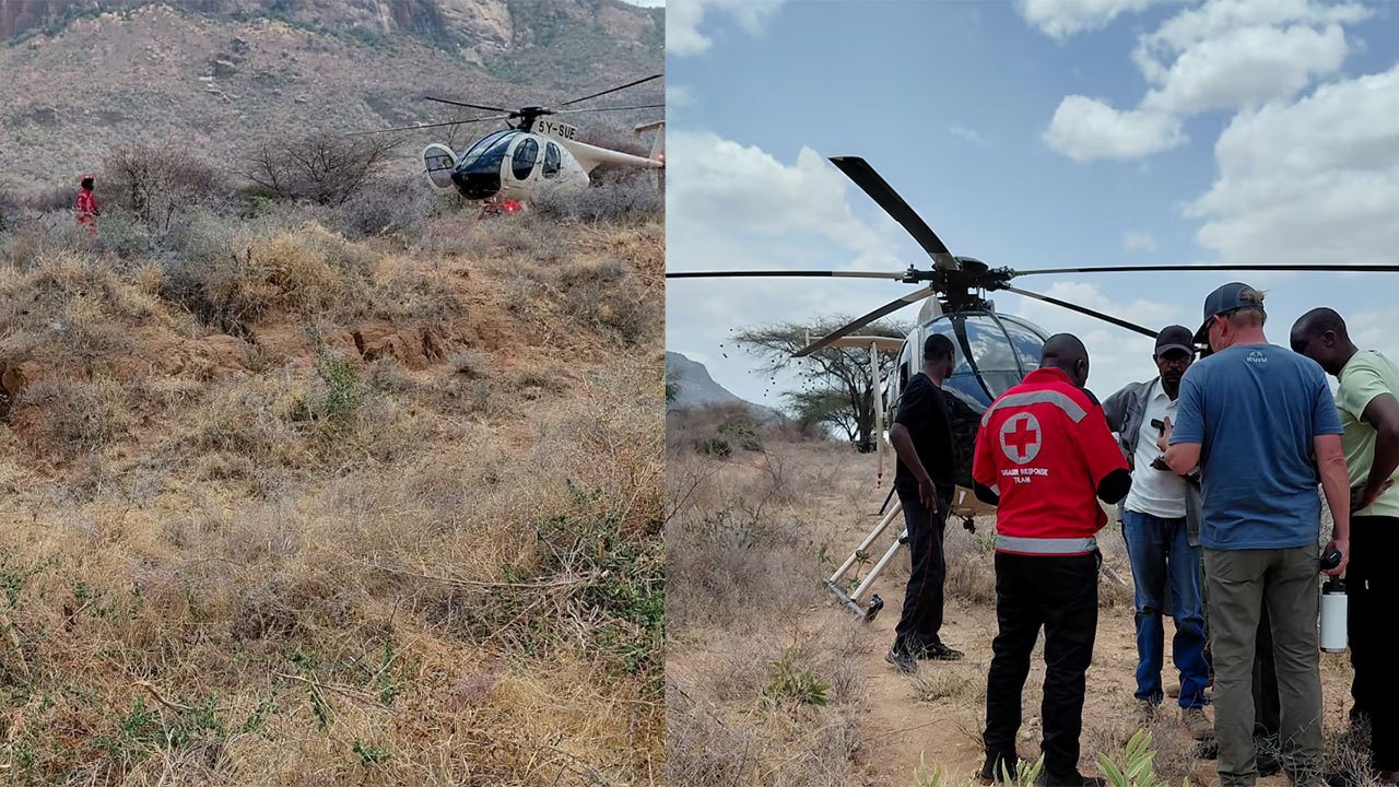 Helicopter carrying tourists crashes in Kenya, seven dead