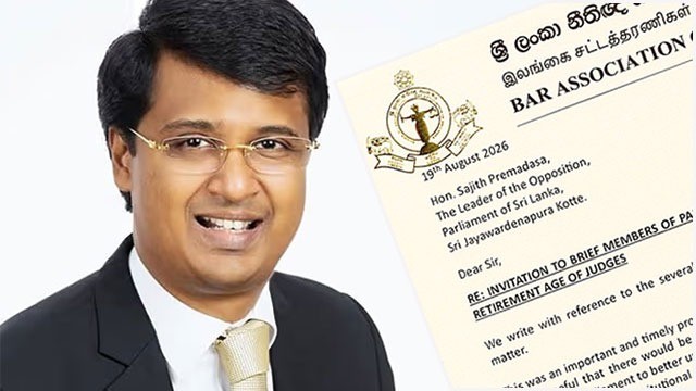 Bar Association Calls for Delay in Parliamentary Briefing on Judges' Retirement Age Amendment