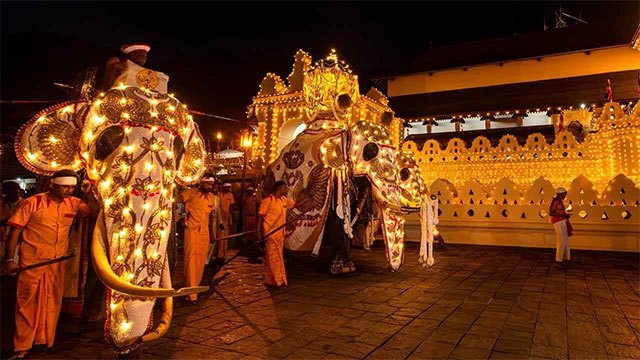 Fourth Kumbal Perahera Procession Concludes Streets of Kandy