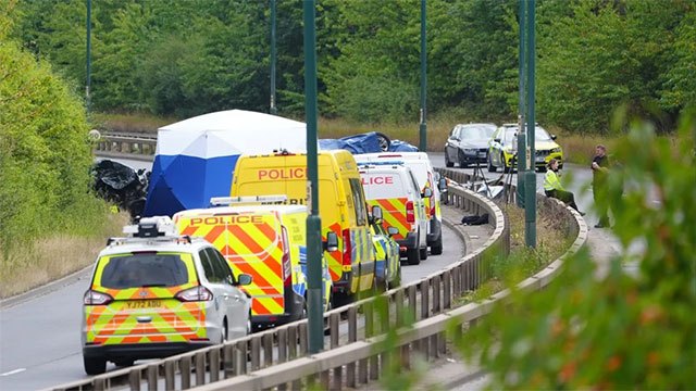 Seven killed in UK road collision involving wrong-way vehicle and police car