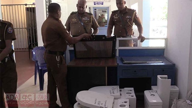 Two arrested for stealing Rs. 1.2 million in construction materials from Kamburugoda home