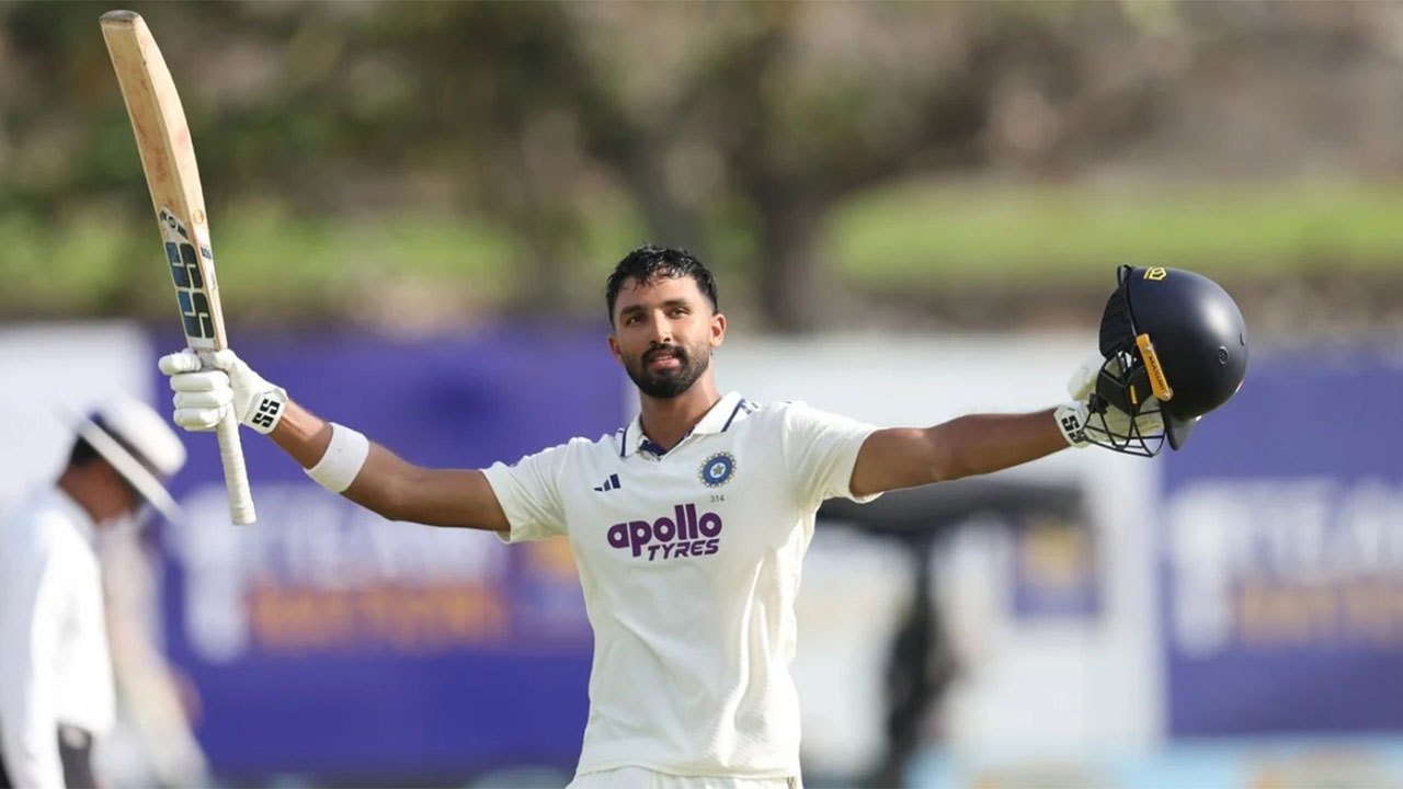 Padikkal's Second Century Propels India to Strong Position in Colombo Test