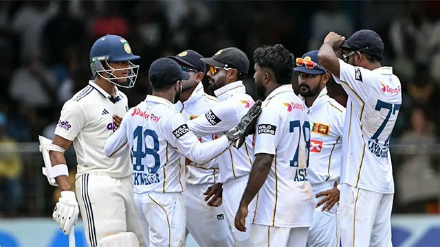 Sri Lanka's Asitha Fernando and India's Jaiswal fined for on-field altercation