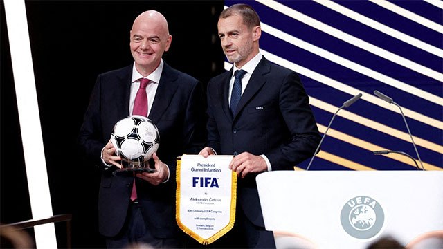 UEFA Chief Ceferin Rules Out Fifa Presidency Bid, Expects Challenge to Infantino