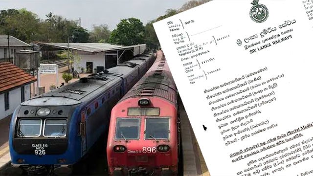 Sri Lanka Railways Restricts Social Media Use by Staff During Work Hours