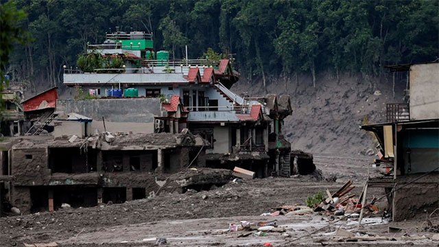 Earthquake Triggers Landslide and Flooding in Nepal; Dozens Missing