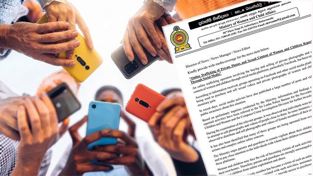 Sri Lankan authorities investigate online network trafficking intimate images of women and children