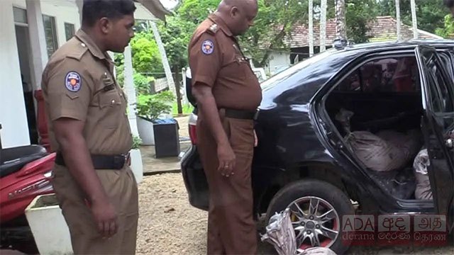 Two arrested with large haul of illegal liquor in Kindelpitiya