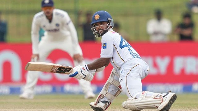 Dinusha's Third Century Lifts Sri Lanka to Draw Position Against India