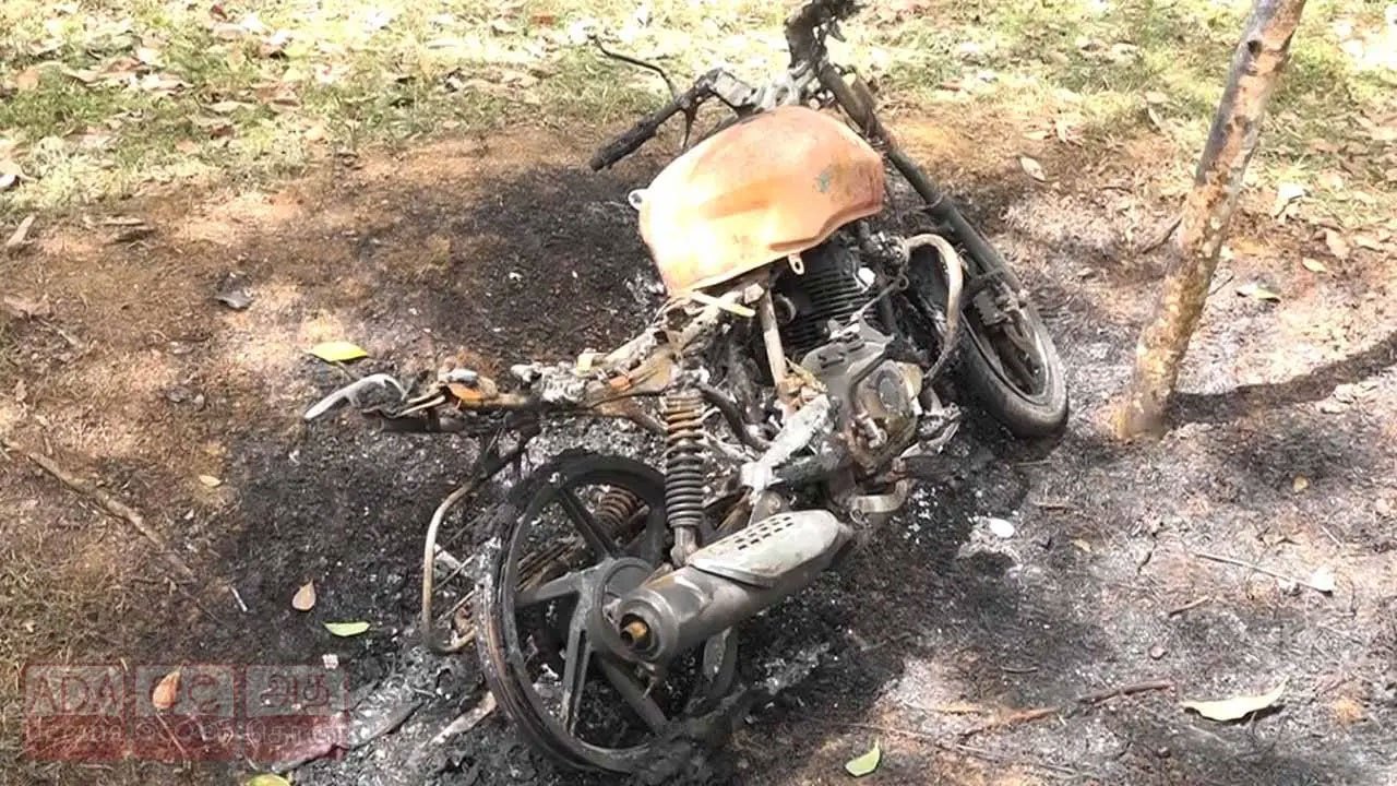 Murder suspect's motorcycle found burned after fatal Payagala shooting