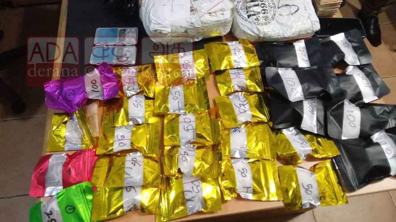 Drug suspect apprehended in Wellampitiya with significant Ice and heroin haul