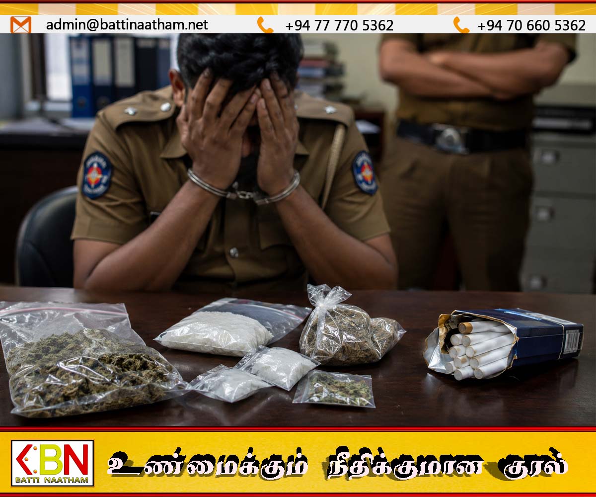 தேஹிவாල பொலிஸ் அதிகாரி போதைப்பொருள் வைத்திருந்த குற்றத்தில் கைது செய்யப்பட்டார்