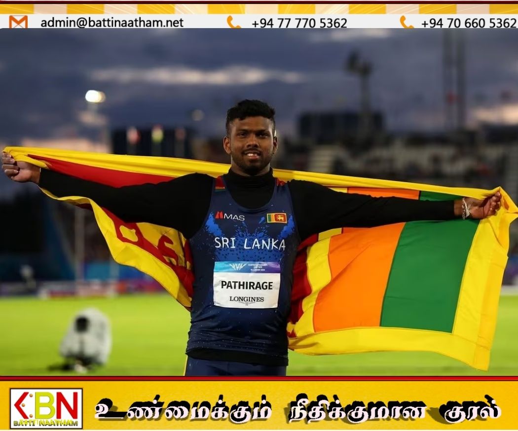 இலங்கைയின் ஈட்டி எறிபவர் ருமேஷ் தரங்க பதிரத்ன பொதுநலக் கேளிக்கையில் தங்கப் பதக்கம் வென்றார்