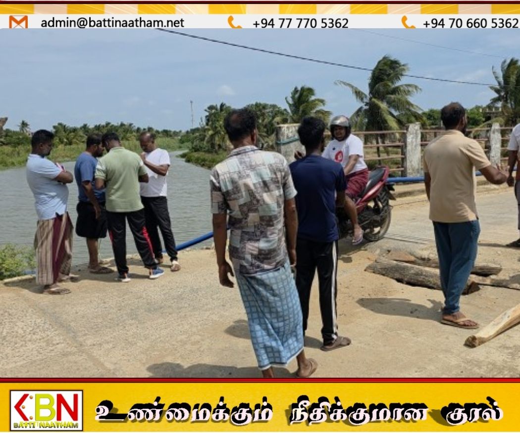 சேதமடைந்த முத்தூர்-அரப்பநகர் பாலத்தில் தற்காலிக பழுதுசரிக்கும் பணி தொடங்கியது