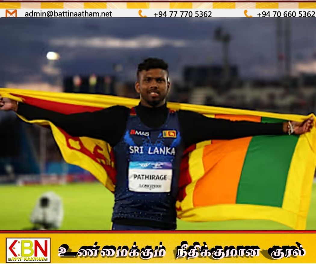 இலங்கையின் ருமேஷ் தரங்க ஜாவলின் எறிதலில் உலக முதலிடம் பெற்றார்