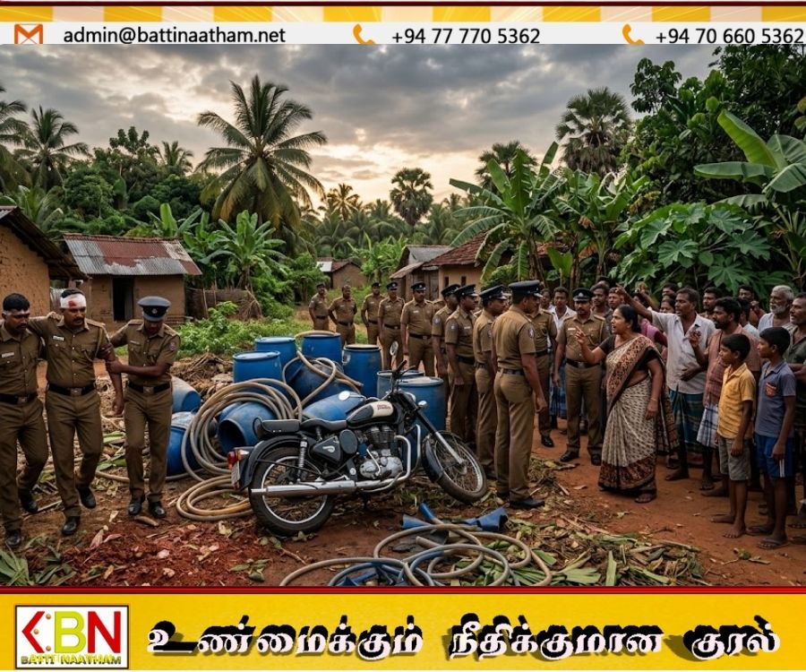 மாதර மாவட்டத்தில் சட்டவிரோத மதுபான செயல்பாட்டில் நடத்திய திடலில் காவல் அதिकாரிகள் காயம்பட்டனர்