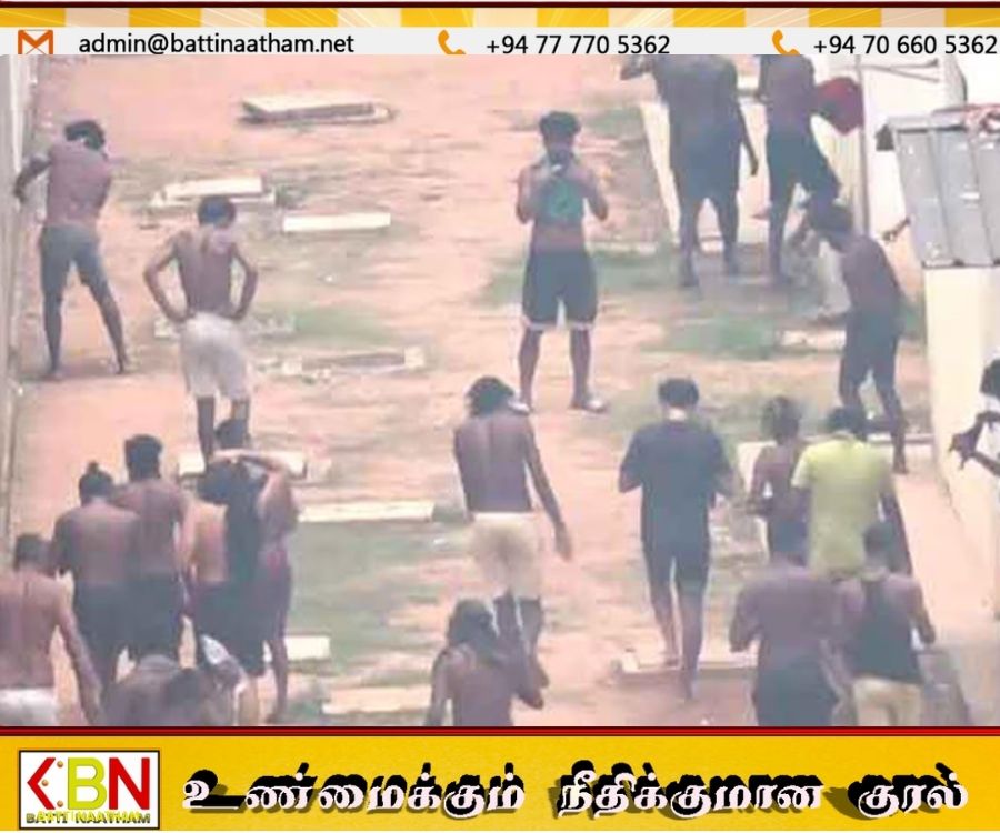 பல்லன்சேன ச監獄கைதிவாணத்தில் 28 கைதிகள் காயமடைந்து; வேலிකடையில் சிகிச்சைக்காக மாற்றப்பட்டனர்