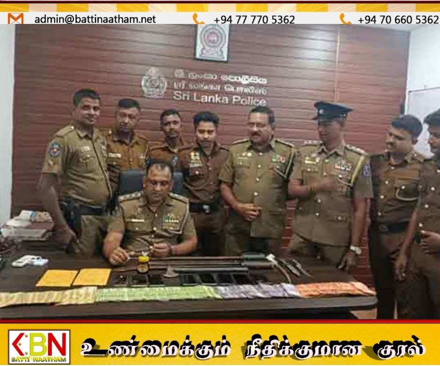 ரத்மලானாவில் ஆயுதங்கள் மற்றும் கையெடுப்புக்களுடன் ஆறு பேர் கைது செய்யப்பட்டனர்