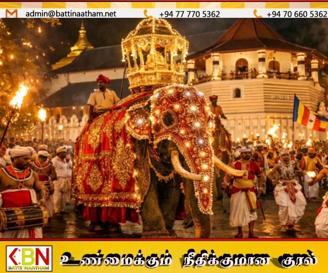 கண்டி எசල பெரহேర திருவிழா 'கப்' விழாவுடன் பிரதிষ்ठாபனையாக தொடங்கியது