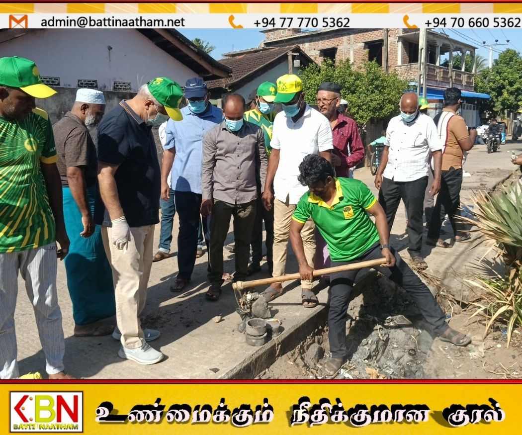 பட்டினச்சேனையில் சமூக-தலைமைத்துவ டெங்கு கட்டுப்பாட்டு பிரচாரம் தொடங்கப்பட்டது