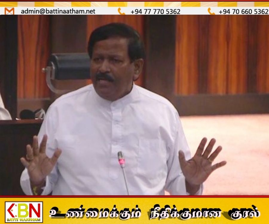 வண்ணி எம்பி முல்லைத்തீவு மற்றும் கிளிநொச்சியில் தனித்தனி நீர் நிர்வாহண அலுவலகங்களை நிறுவ வேண்டுமெனக் கோரினார்