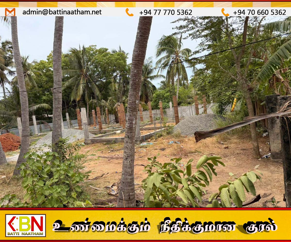 சுன்னாகத்தில் பௌத்த மையம் கட்டுமான பணி உள்ளூர் அதिकாரிய ஒப்புதல் இல்லாமல் தொடர்கிறது