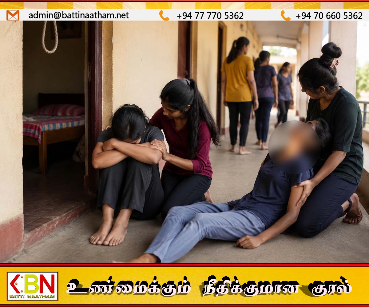 கல்லடி சுவாமி விபுலானந்தா கல்லூரி மாணவி தற்கொலை; அதிர்ச்சியில் இரு மாணவிகள் மயக்கம் – மட்டக்களப்பில் 7 மாதங்களில் 84 தற்கொலைகள்