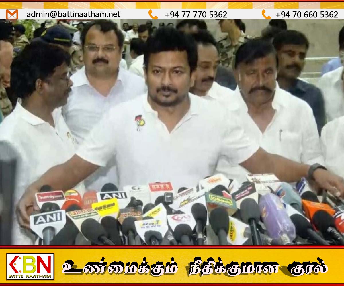 விசாரணைக்குப் பின் உதயநிதி ஸ்டாலின் விடுவிப்பு