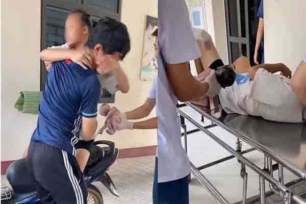 வியட்நாமில் மோட்டார்சைக்கிளில் பயணிக்கும் போது பெண் குழந்தையைப் பெற்றெடுத்தார்