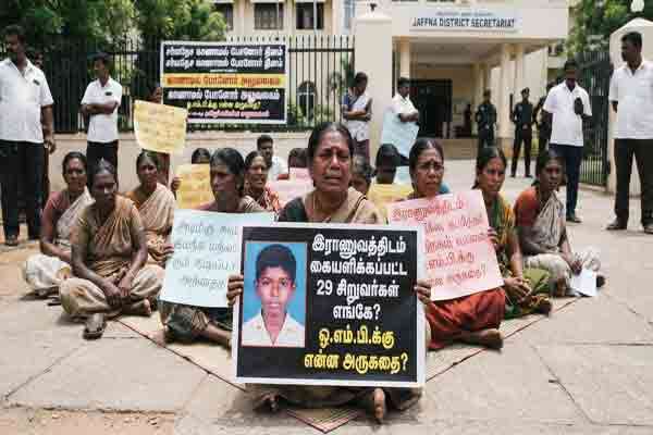 இராணுவத்திடம் கையளிக்கப்பட்ட 29 சிறுவர்கள் எங்கே?
