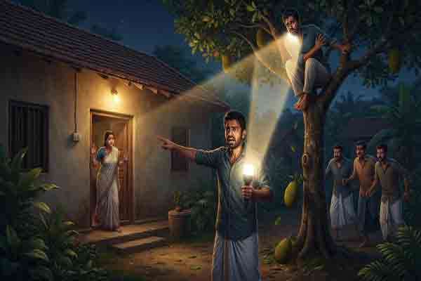 பலாப்பழ盗theft சம்பவத்தில் ஆளைக் கைது செய்தது