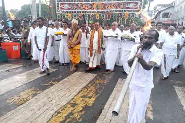கண்டியில் பகல் நேர பெரහேரா ஊர்வலத்திற்கான தயாரிப்புகள்