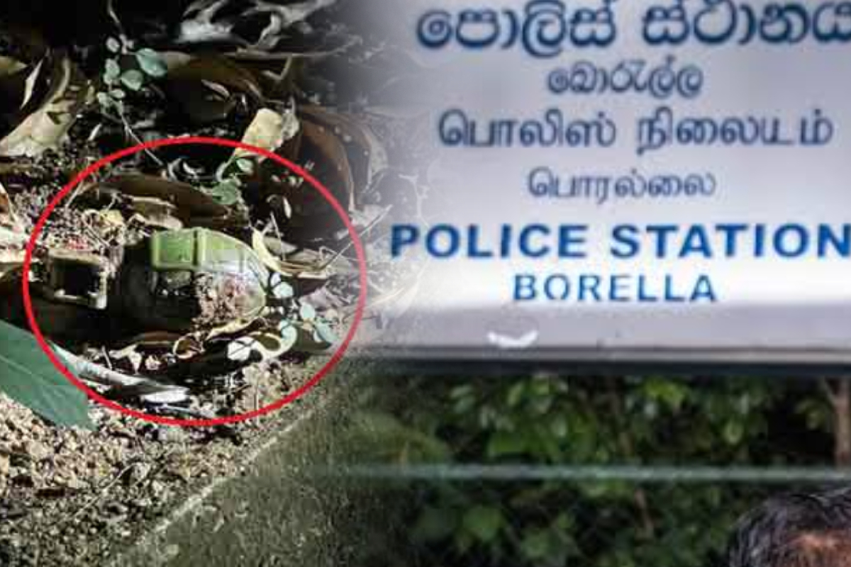 போரெல்லாவில் வீட்டின் வெளியே கைக்குண்டு கண்டுபிடிக்கப்பட்டது