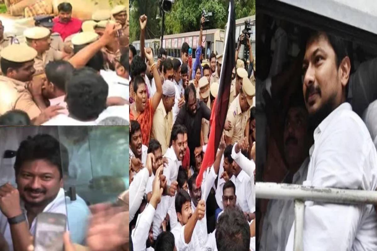 எதிர்க்கட்சி தலைவர் உதயநிதி ஸ்டாலின் கைது தமிழ்நாடு முழுவதும் பரவலான போராட்டங்களை தூண்டியுள்ளது