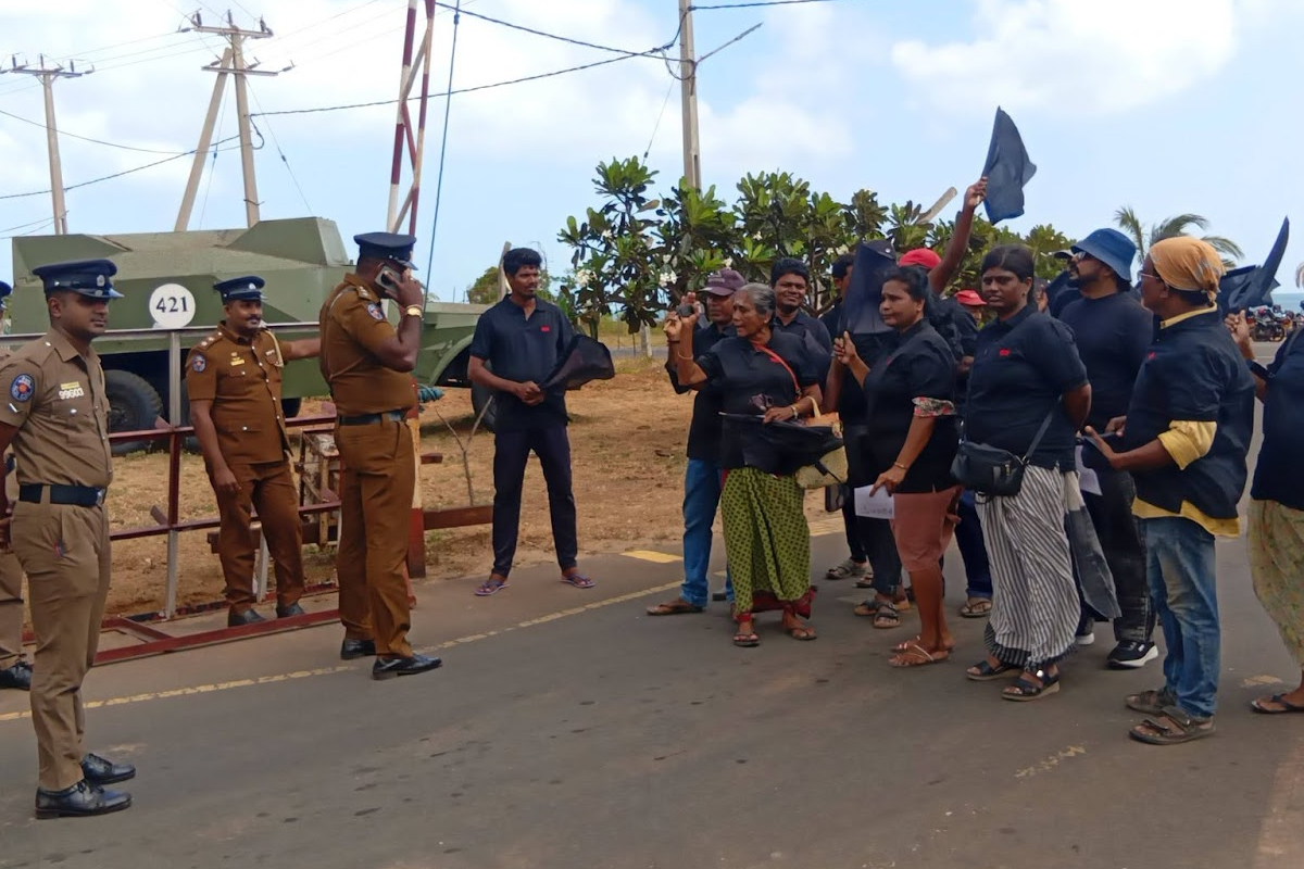பலாலி கணிவிடுவிப்பு போராட்டம்; ஐவர் மீது பாய்ந்த வழக்கு!