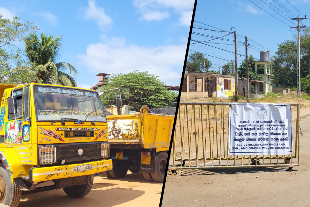 கிளிநොච்චியில்경찰ஐ லஞ்சம் கொடுக்க முயற்சி செய்தவர்கள் ஆறு பேர் கைது